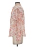 Gap Floral Orange Long Sleeve Blouse Size S - photo 5