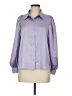 Ann Taylor 100% Polyester Purple Long Sleeve Blouse Size M (petite) - photo 1
