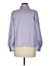 Ann Taylor 100% Polyester Purple Long Sleeve Blouse Size M (petite) - photo 2