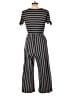 Rewind Stripes Black Jumpsuit Size M - photo 2