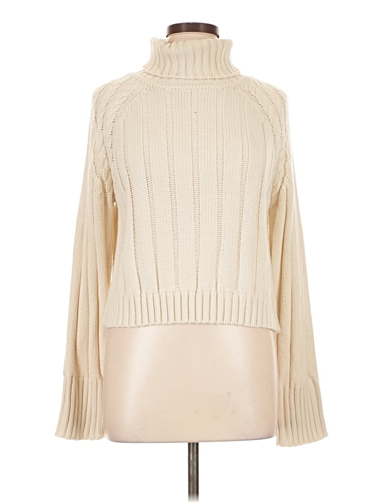 Pre-owned &merci Turtleneck Sweater In Ivory