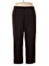 Focus 2000 Solid Black Brown Casual Pants Size 24 - photo 1