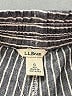 L.L.Bean 100% Linen Stripes Gray Linen Pants Size 6 - photo 7