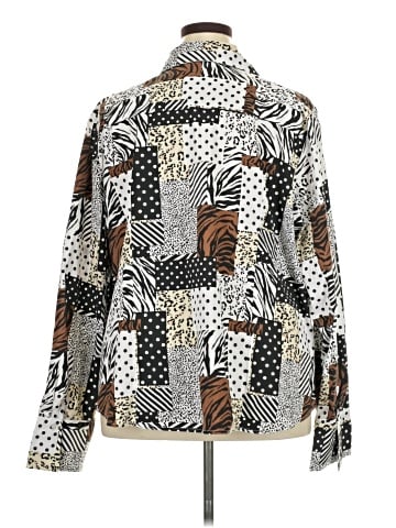 Ashley Stewart Long Sleeve Button-Down Shirt (view 2)