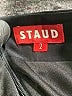 STAUD 100% Viscose Solid Black Jumpsuit Size 2 - photo 4