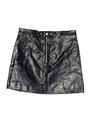Divided by H&M Faux Leather Skirt (view 1)