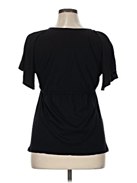 INC International Concepts Short Sleeve Blouse (view 2)