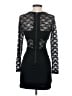 Bebe Black Cocktail Dress Size XXS - photo 2
