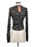 Shein Animal Print Gray Cardigan Size 4 - photo 2