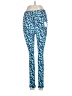 T by Talbots Animal Print Blue Active Pants Size P (petite) - photo 1