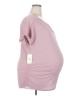 Unbranded 100% Polyester Pink Short Sleeve Top Size 2X Maternity - photo 4