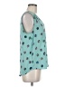Collective Concepts Teal Sleeveless Blouse Size M - photo 4