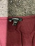Express Burgundy Long Sleeve Blouse Size M - photo 7