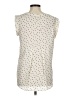 Pleione 100% Polyester Stars Ivory Sleeveless Blouse Size M - photo 2