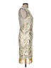 Unbranded Graphic Gold Cocktail Dress Size M (estimated) - photo 4