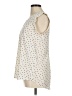 Pleione 100% Polyester Stars Ivory Sleeveless Blouse Size M - photo 5