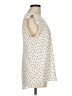 Pleione 100% Polyester Stars Ivory Sleeveless Blouse Size M - photo 4