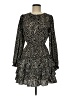 idem ditto 100% Polyester Animal Print Black Cocktail Dress Size M - photo 1