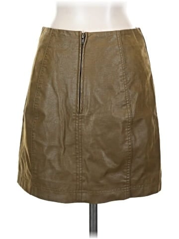 Free People Faux Leather Skirt (view 2)