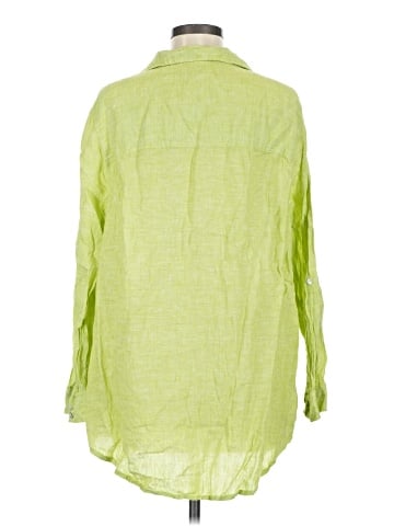 Sigrid Olsen 3/4 Sleeve Button-Down Shirt (view 2)
