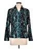 Christopher & Banks Print Teal Blazer Size L - photo 1