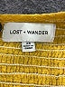 Lost + Wander Yellow Sleeveless Blouse Size XS - photo 7