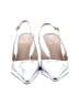 Assorted Brands Metallic Silver Heels Size 8 1/2 - photo 2