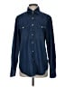 Teton 100% Cotton Blue Long Sleeve Button-Down Shirt Size S - photo 1