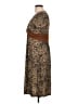 Donna Toran 100% Polyester Animal Print Brown Casual Dress Size L - photo 5