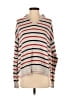 Lou & Grey Stripes Silver Pullover Sweater Size S - photo 1