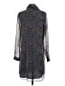 CAbi 100% Polyester Paisley Blue Casual Dress Size S - photo 2