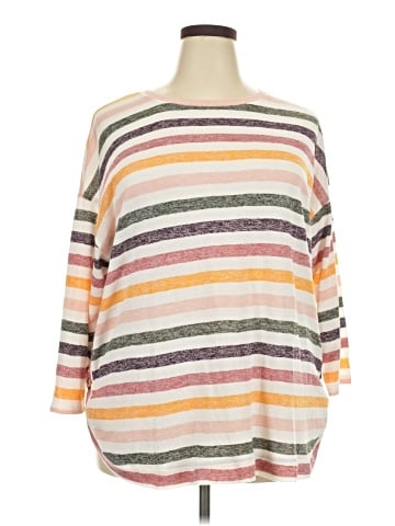Unbranded 3/4 Sleeve T-Shirt (view 1)