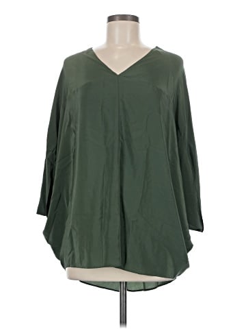 Nicole Miller Artelier 3/4 Sleeve Silk Top (view 1)