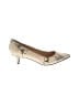 Vince Camuto 100% Leather Gold Heels Size 8 1/2 - photo 1
