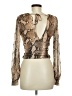 Windsor Gold Long Sleeve Blouse Size M - photo 2