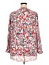 Unbranded 100% Polyester Floral Pink Long Sleeve Blouse Size 2X - photo 2
