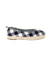 Draper James Checkered-gingham Blue Flats Size 9 - photo 1