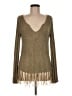 Max Studio Metallic Tan Pullover Sweater Size M (petite) - photo 1