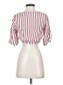 TWIIN Red Short Sleeve Blouse Size XS - photo 2