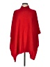 Amicale 100% Cashmere Red Poncho One size - photo 1
