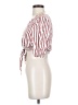 TWIIN Red Short Sleeve Blouse Size XS - photo 5