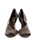 Vince Camuto 100% Leather Metallic Solid Green Gold Heels Size 8 1/2 - photo 2
