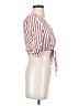 TWIIN Red Short Sleeve Blouse Size XS - photo 4