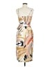 Angashion 100% Polyester Print Tan Casual Dress Size M - photo 2
