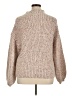 Tribal Jeans Tweed Tan Turtleneck Sweater Size XL - photo 2