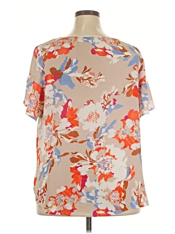 Bar III Short Sleeve Blouse (view 2)