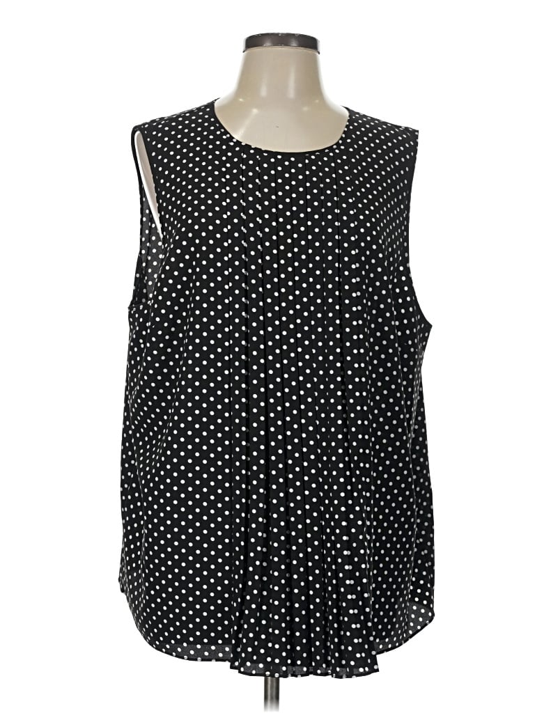 Pre-owned Michael Michael Kors Sleeveless Blouse In Black