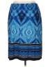 Chico's Print Blue Casual Skirt Size XL (3) - photo 2