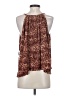Festi Brown Sleeveless Blouse Size 00 - photo 2
