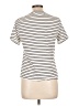 Cynthia Rowley Stripes Ivory Short Sleeve T-Shirt Size M - photo 2